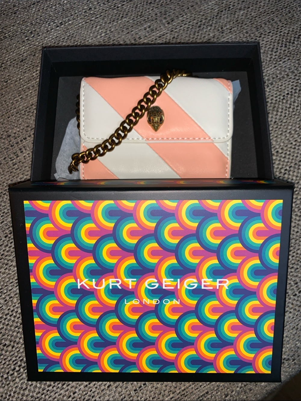 KURT GEIGER LONDON MICRO CROSSBODY PURSE BAG NWT